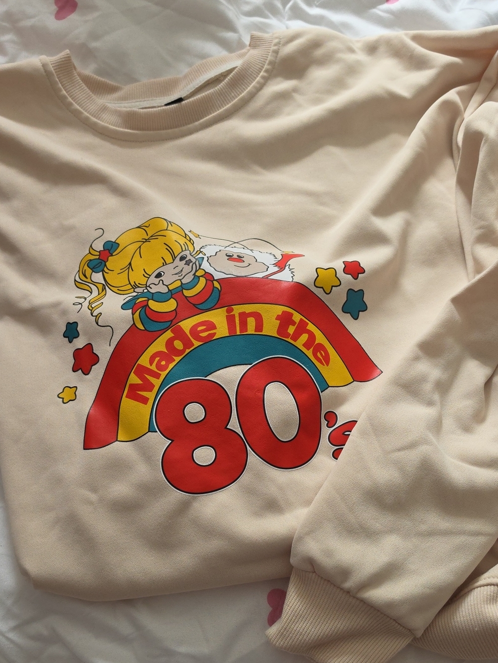 Made in the 80s' Graphic Sweatshirt - Cream